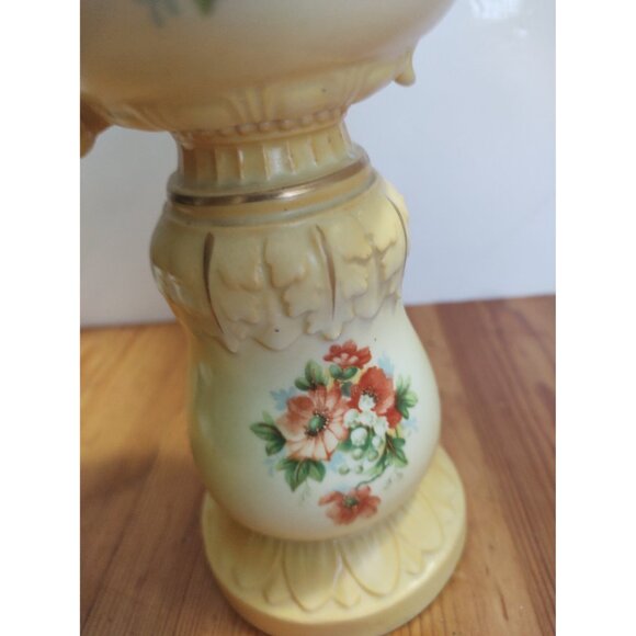 Antique Vase Double Handled Floral Hand Painted & Gilded Austrian Porcelain 7.5” - Picture 9 of 11